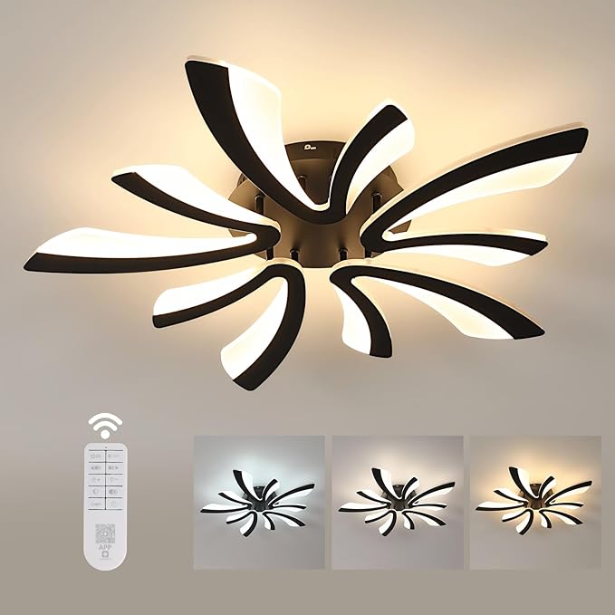 Dimmable 48W LED Ceiling Light with Remote. 71cm