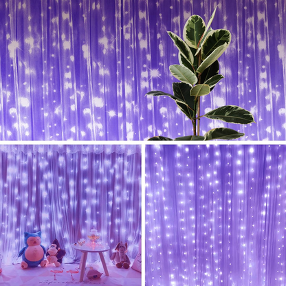 Fairy Curtain Lights with Remote Control