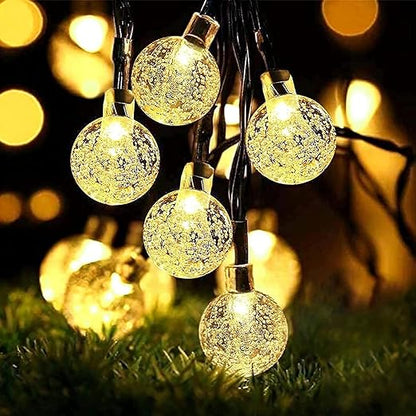 50 LED Solar Fairy Lights. Multi-Coloured. Waterproof. 23ft