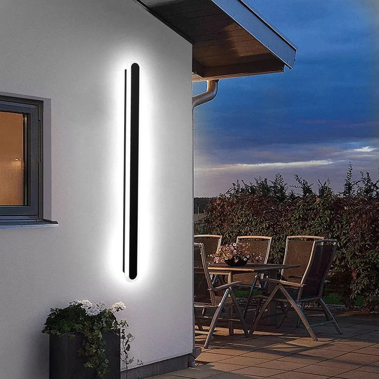 Modern LED Wall Light Sconce – Waterproof Outdoor/Indoor Long Strip Lamp. Energy Saving