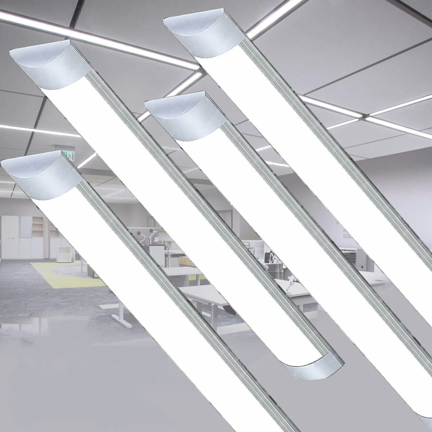 4FT LED SHOP LIGHT 4500K Daylight Fixture LED Ceiling Lights Garage Lamp