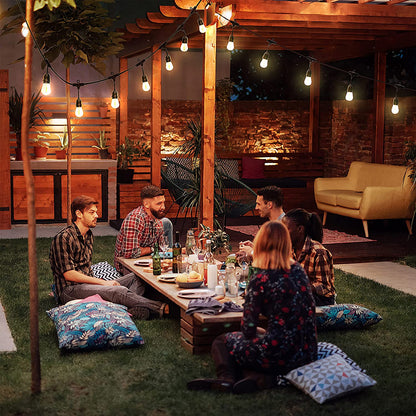 48FT LED Garden Festoon Lights
