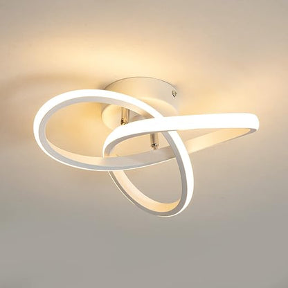 minfair Modern LED Ceiling Light – Round Geometry. 18W. 24cm Diameter