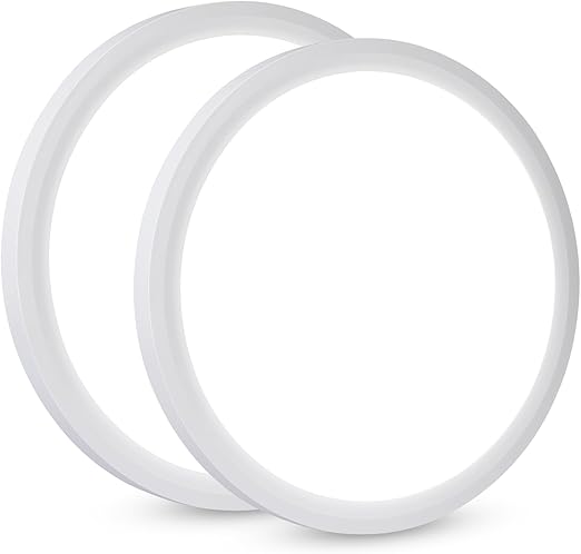 24W LED Ceiling Light. 5000K Daylight. IP44. 2200LM Ø28.5cm Flush Mount