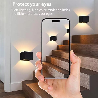 Modern Indoor LED Wall Lamp – Warm White Light. Wall Mounted. IP44 Rated