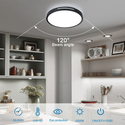 Modern Round LED Ceiling Light – 12W/18W. Cool White