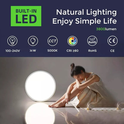 GOOWAY Round LED Ceiling Light – Waterproof Downlight Panel