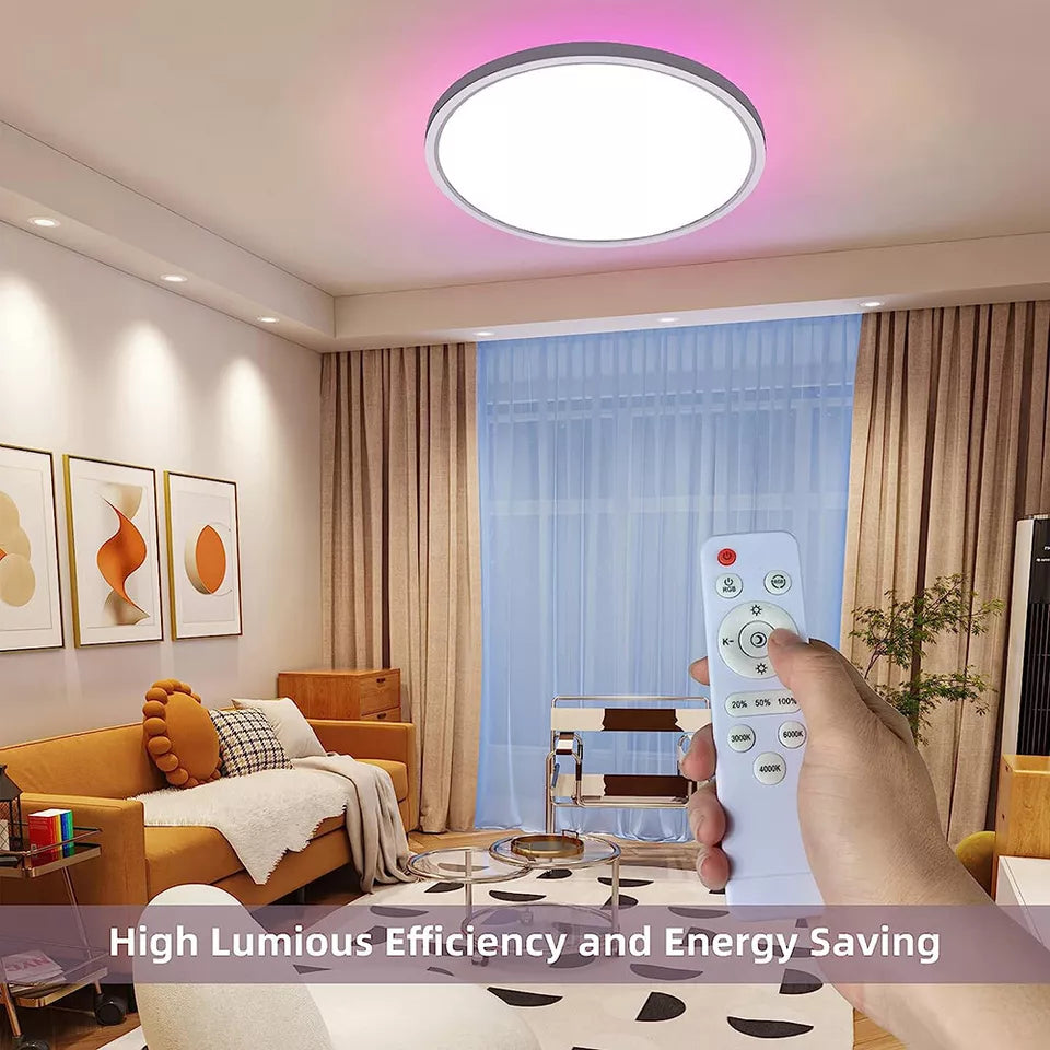 RGB Backlight LED Flush Ceiling Light