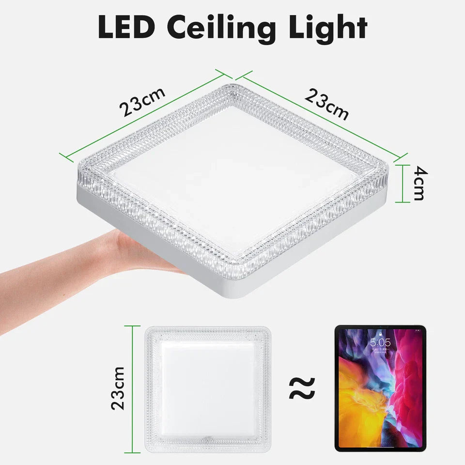 LED Round & Square Ceiling Light – 12W-48W. IP44