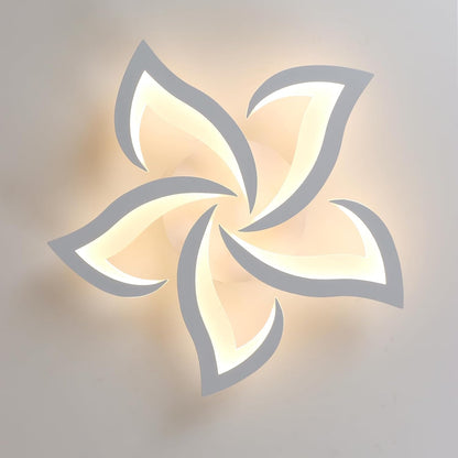 Modern Petal LED Ceiling Light – 60W Cool White Flush Mount Fixture