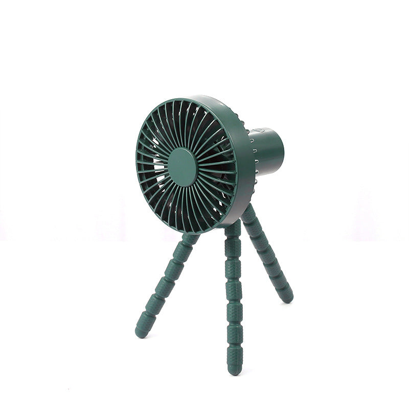 Compatible with Apple. Tripod Small Fan Desktop Multifunctional Adjustable Bending Head Fan