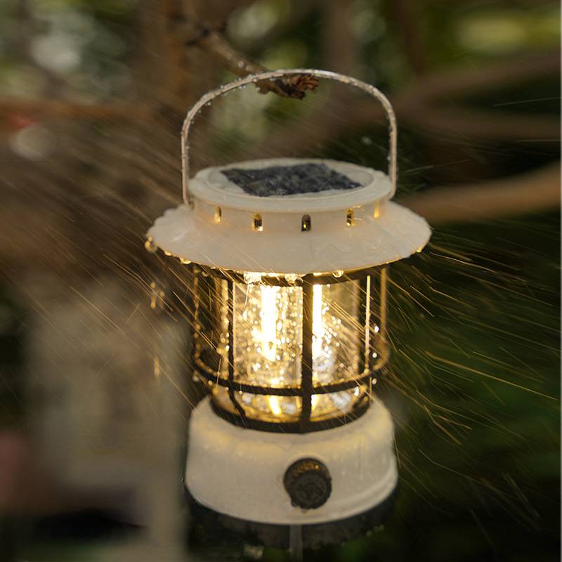 Outdoor Multi-functional Lantern Solar Light. Rechargeable Portable Lamp