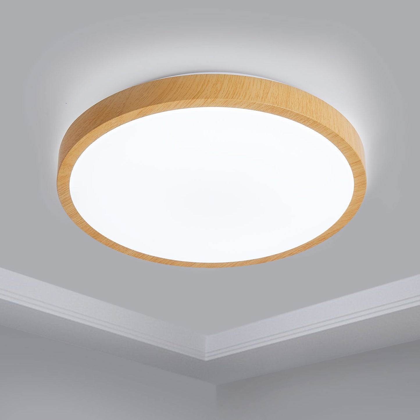 Modern Round LED Ceiling Light – 12W/18W. Cool White