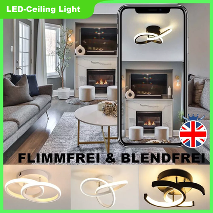 Chic LED Ceiling Lamp Fixture – Modern and Decorative Pendant Chandelier for Living Room. Bedroom. and Elegant Indoor Spaces