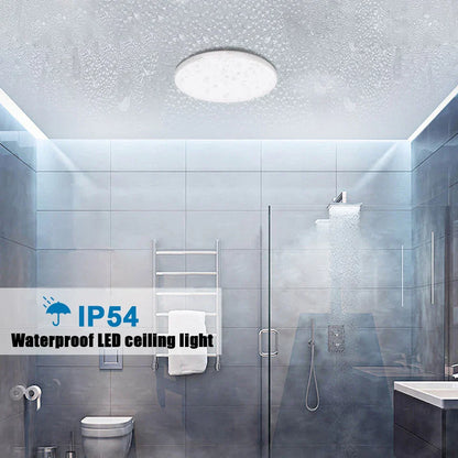 Modern Round LED Ceiling Light – 12W/18W. Waterproof. 6500K