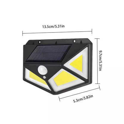 100 LED Solar Outdoor 3 Modes Motion Sensor Spotlights