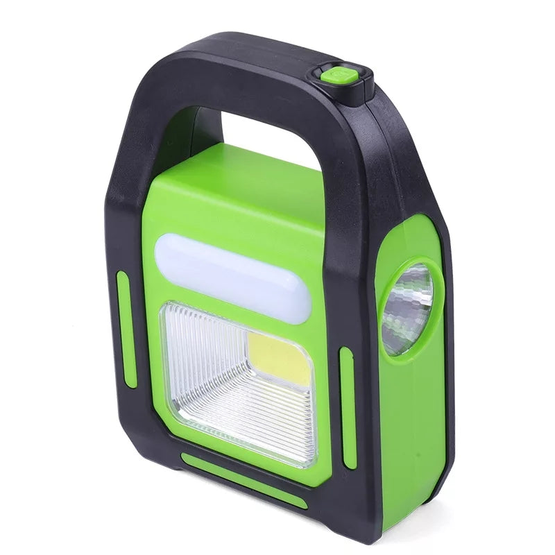 Rechargeable LED Floodlight. Solar Charging with Powerbank