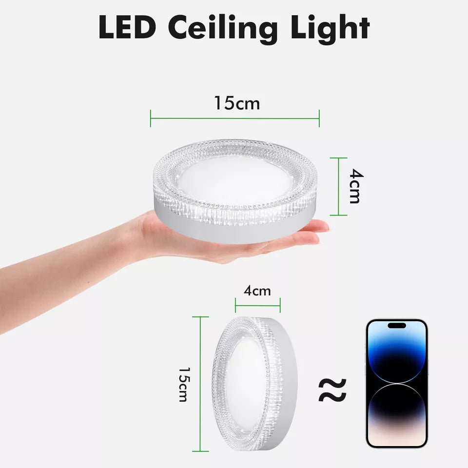 LED Round & Square Ceiling Light – 12W-48W. IP44