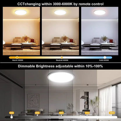 RGB Backlight LED Flush Ceiling Light