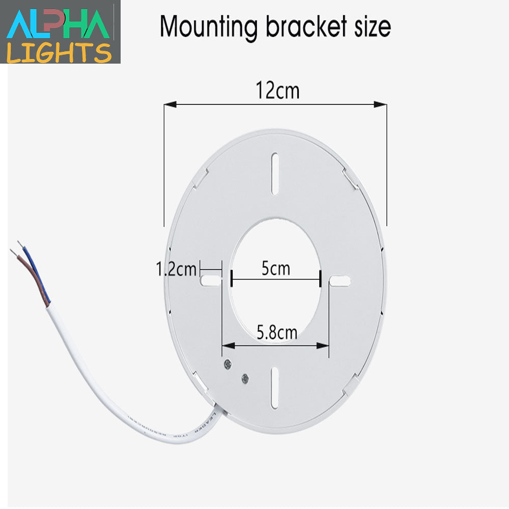 48W LED Panel Ceiling Light – 20 Inch Flush Mount White Fixture for Kitchen. Bedroom & Living Room