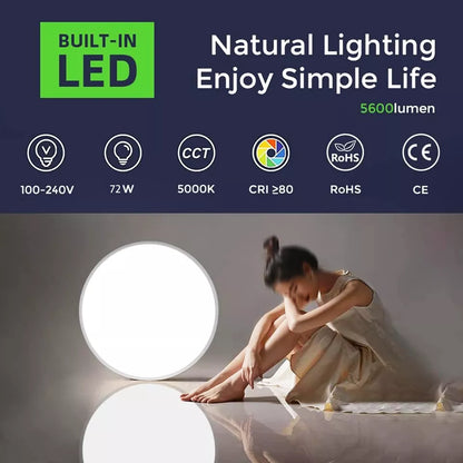 GOOWAY Round LED Ceiling Light – Waterproof Downlight Panel