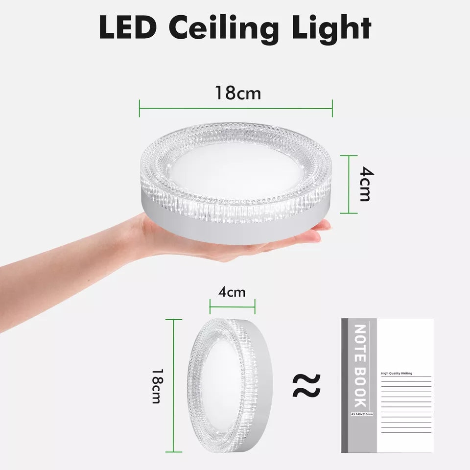 LED Round & Square Ceiling Light – 12W-48W. IP44