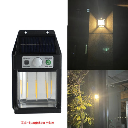 Solar Sensor Wall Light Outdoor. IP65 Waterproof Wall Light