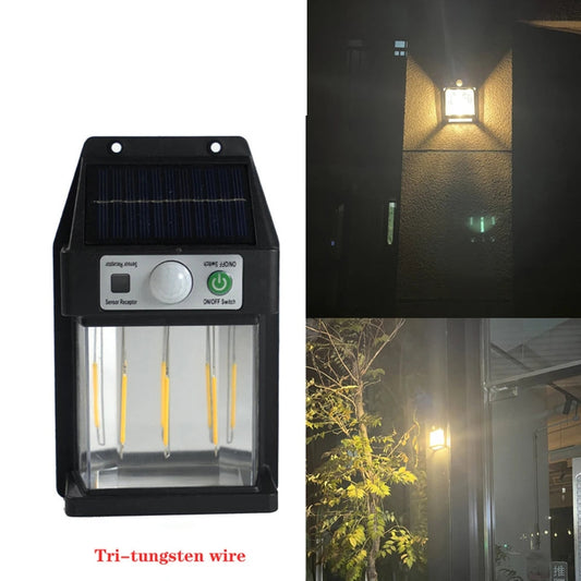 Solar Sensor Wall Light Outdoor. IP65 Waterproof Wall Light