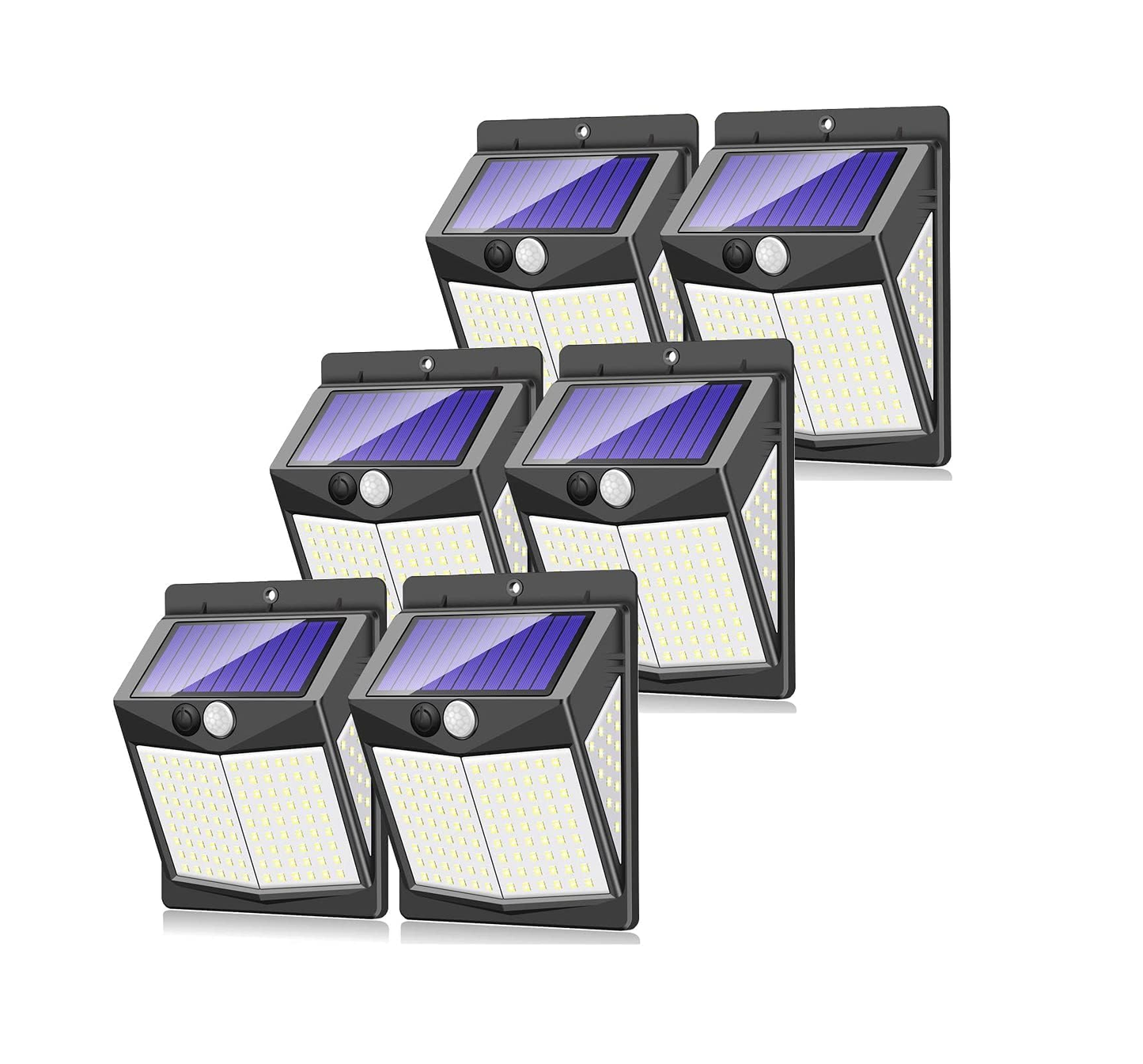 Solar-Powered Motion Sensor Lights for Outdoor Security – Cool White LED with 3 Modes. IP65 Waterproof
