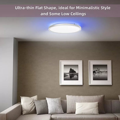 RGB Backlight LED Flush Ceiling Light