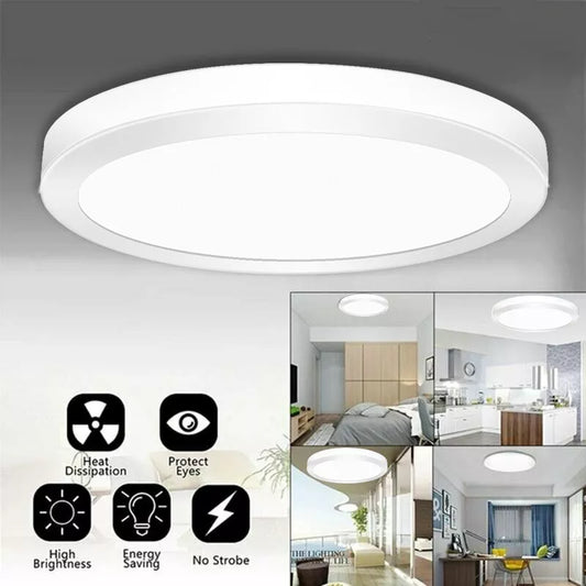 LED Round Ceiling Light – 10W-24W. Cool White