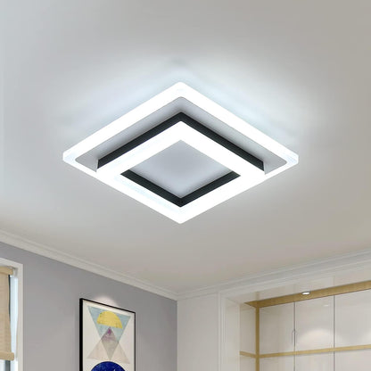 24W LED Ceiling Light. Cold White. Modern Flush Mount