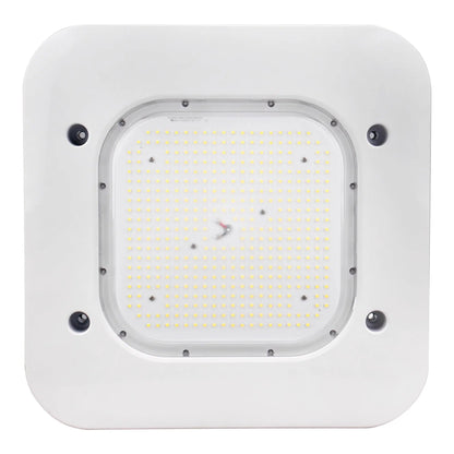 150W LED Canopy Light-5700K-Square-19500 Lumen-Gas Station Lighting-5 Years Warranty