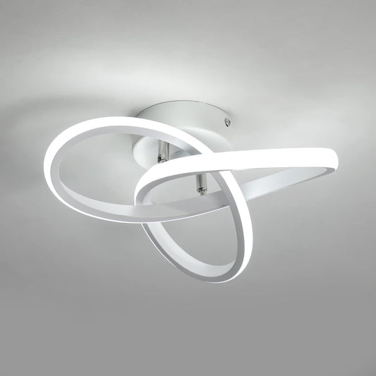 minfair Modern LED Ceiling Light – Round Geometry. 18W. 24cm Diameter