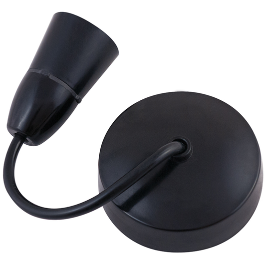 6 100W T2 Black Ceiling Pendant Lamp holder E27