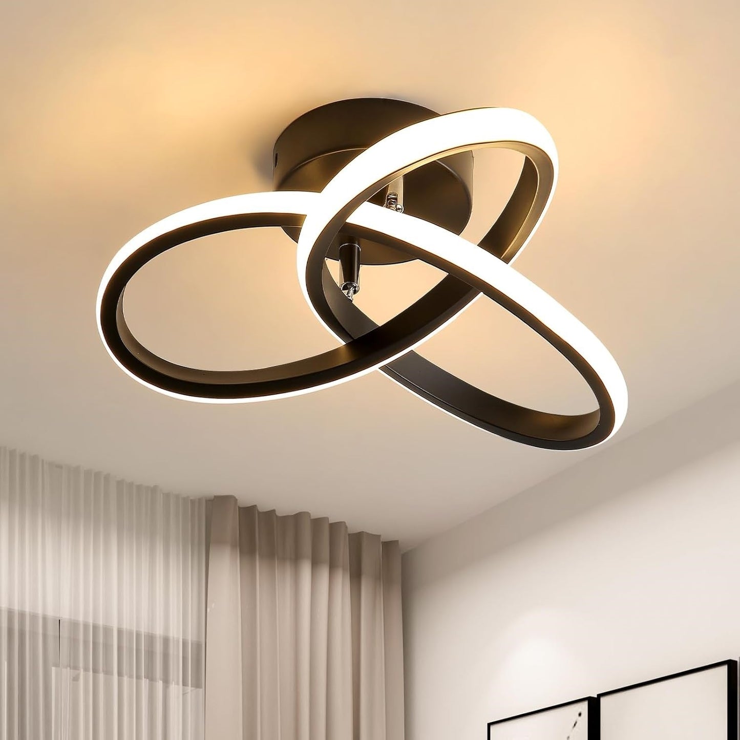 Modern LED Ceiling Light. Stylish Chandelier