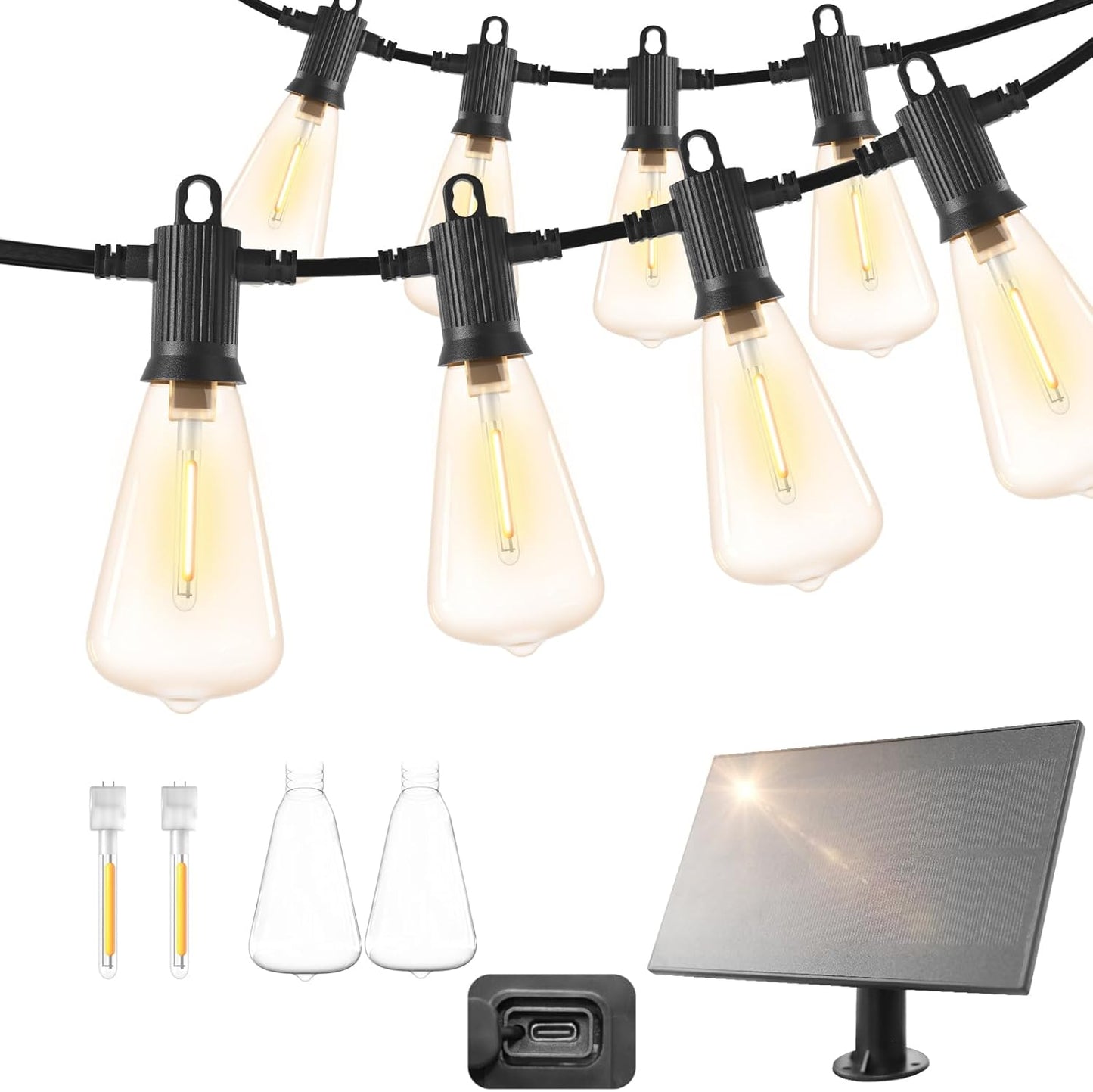 Solar Festoon String Lights