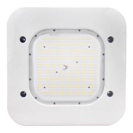150W LED Canopy Light-5700K-Square-19500 Lumen-Gas Station Lighting-5 Years Warranty
