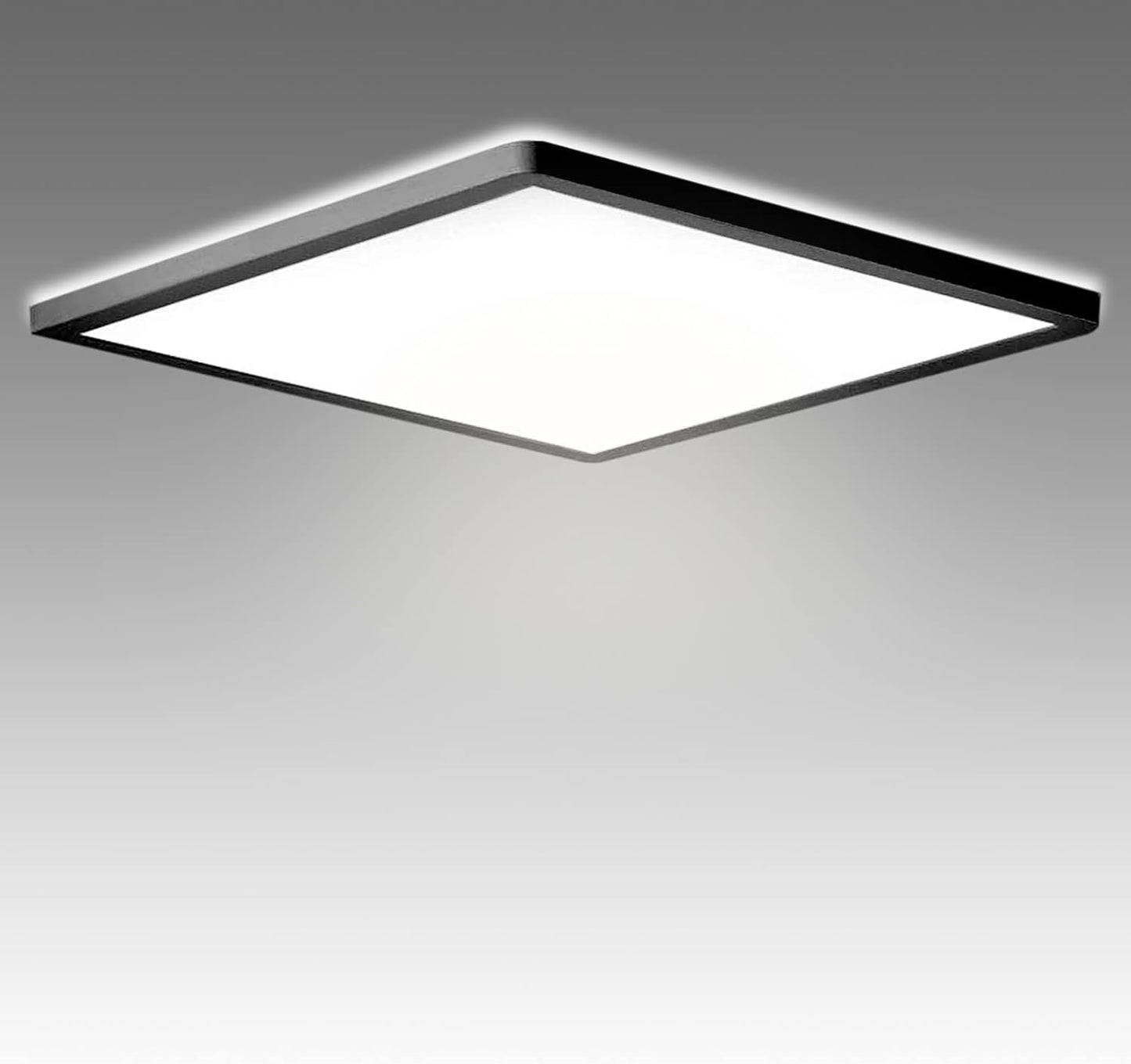LED Ceiling Light. 28W 1500LM.100W Equivalent.Waterproof IP54.Flush Mount. Square Modern Ceiling Light for Bathroom.Kitchen.Office.Hallway.Bedroom