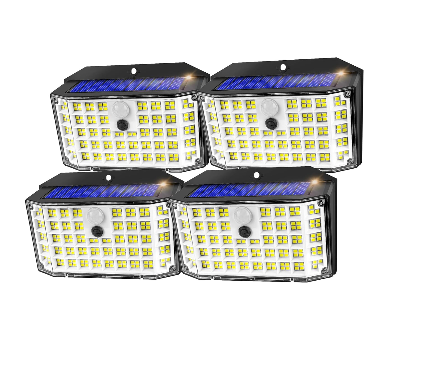 4 Pack Solar Motion Lights – 2000LM Outdoor Security