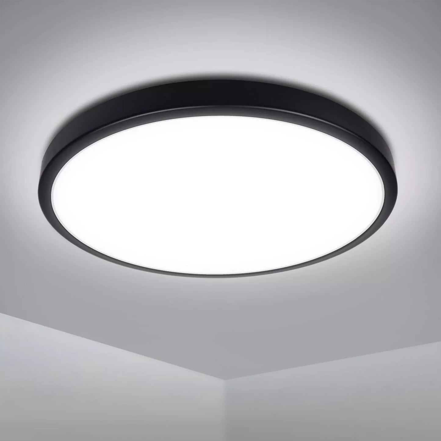 Modern Round LED Ceiling Light – 12W/18W. Waterproof. 6500K