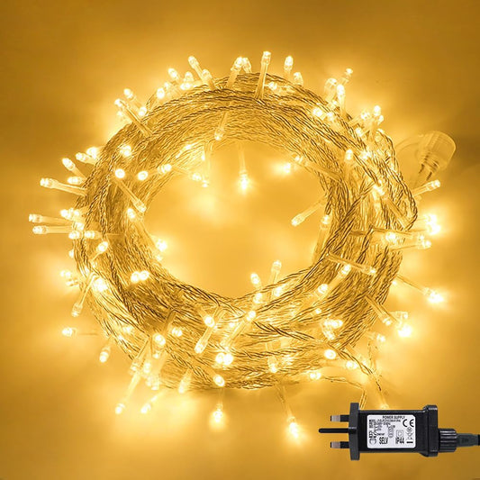 15M Plug-In Fairy Lights. 120 LED. 8 Modes. Waterproof
