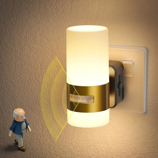 Dimmable Plug-in Motion Sensor Night Light. 3000K