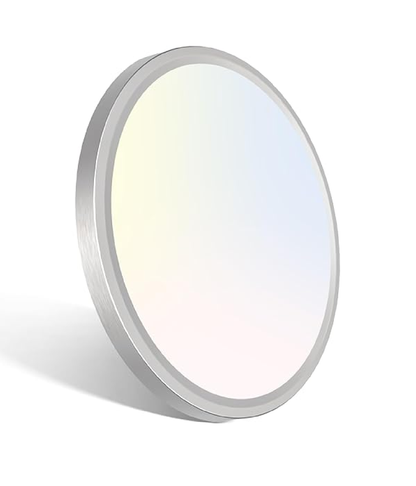 15W Flush Mount LED Ceiling Light – Brushed Nickel. 3 CCT