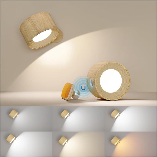 Battery Operated LED Wall Light. Adjustable. 3 Modes