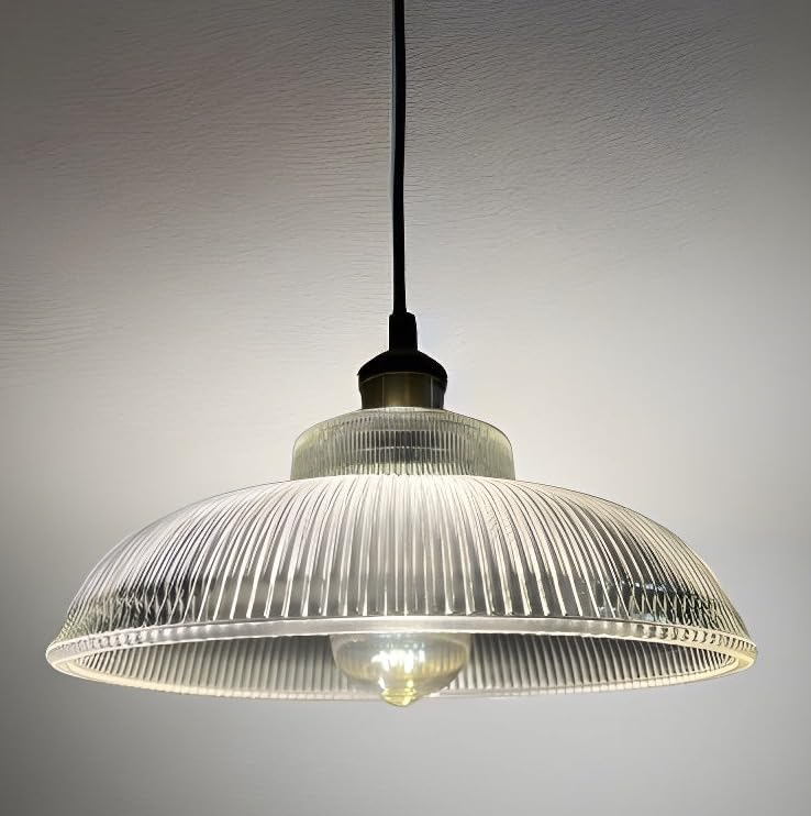 Modern Glass Bistro Ceiling Pendant Light Shade (Shade Only)