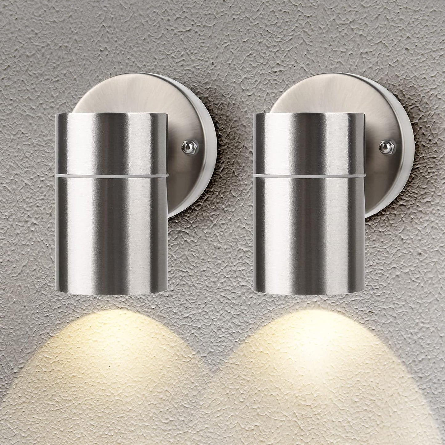 2 Packs Stainless Steel Spotlights