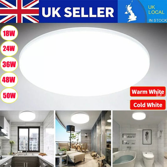 36W LED Round Ceiling Light – Warm & Cool White