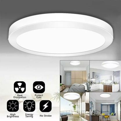 LED Round Ceiling Light – 10W-24W. Cool White