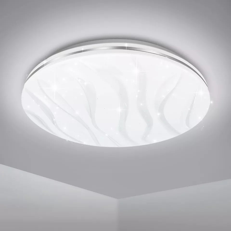 Modern LED Ceiling Light Round Panel – Energy-Efficient Indoor Downlight for Bathroom. Kitchen & Bedroom